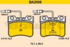 BARUM BA2096 Brake Pad Set, disc brake